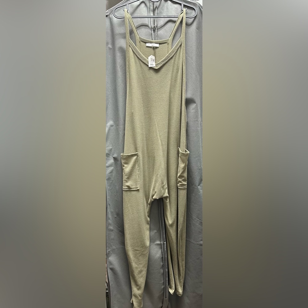 Olive jumpsuit large